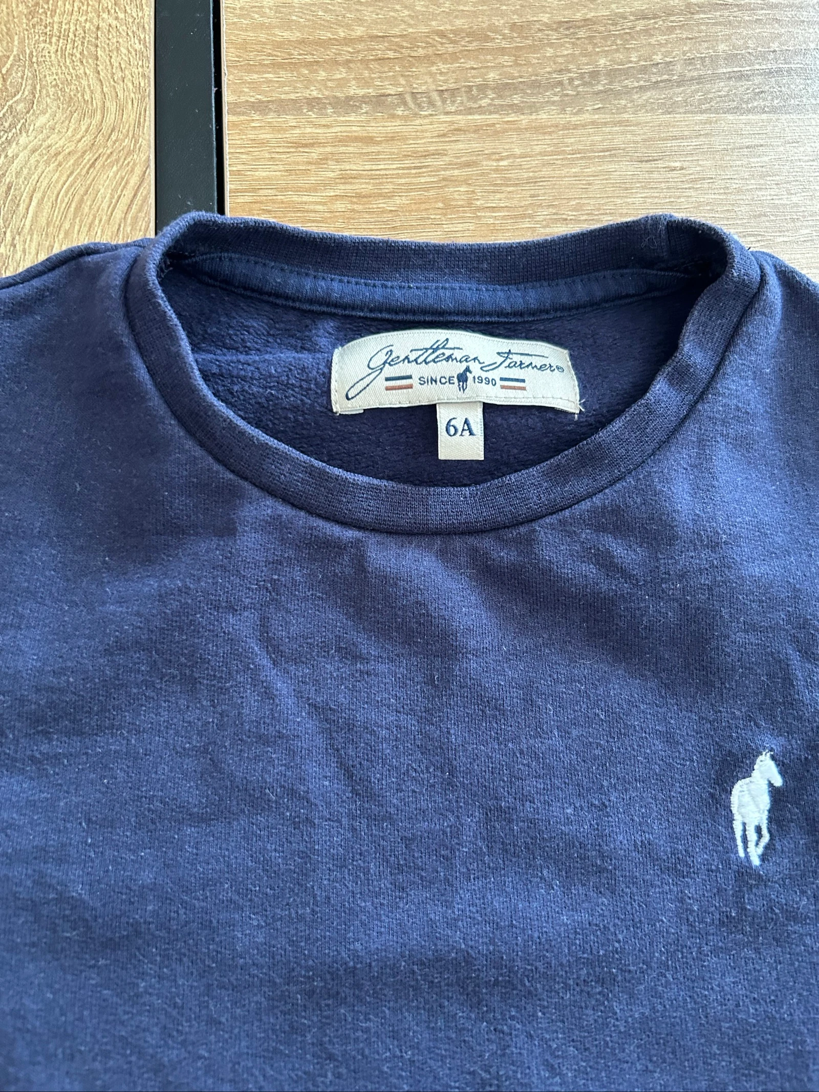 Marineblauwe trui Gentleman Farmer 6 jaar – photo 2